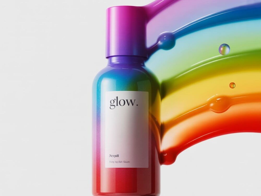 aplikacja serum na skórę