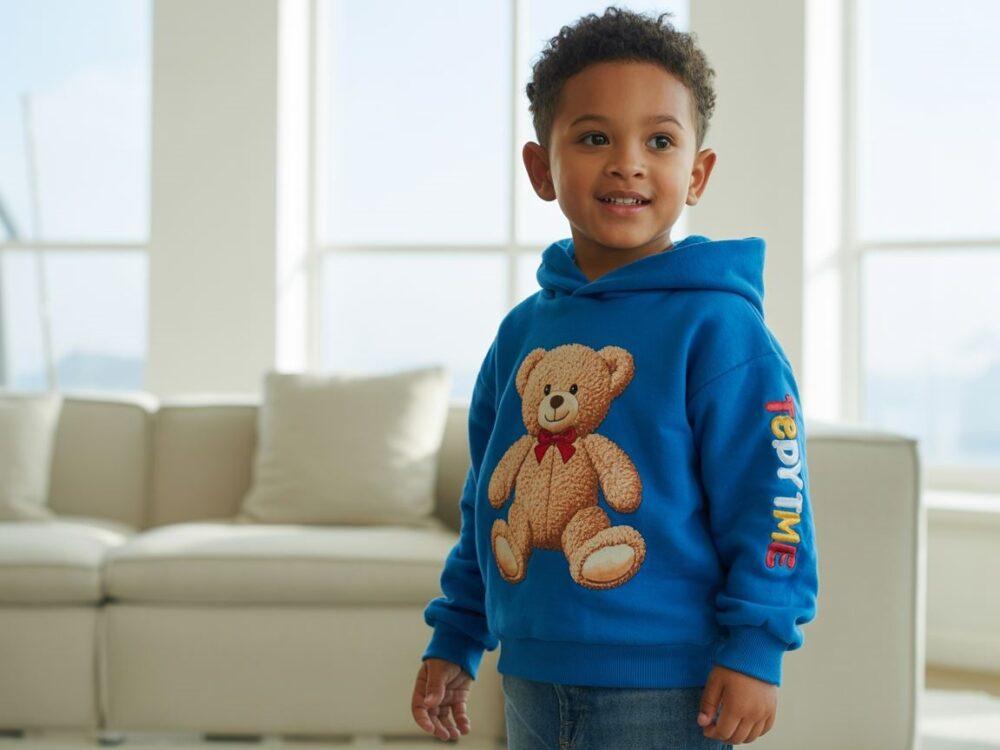 bluza dziecięca z misiem