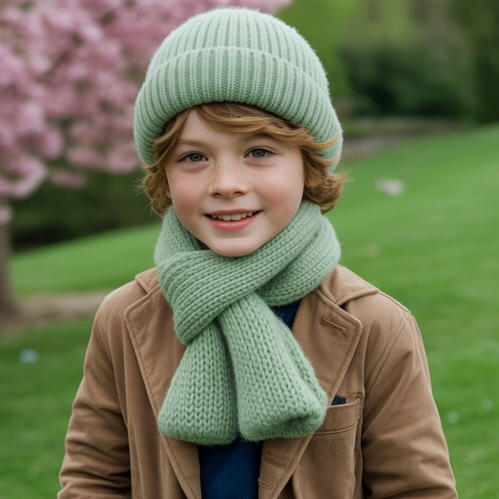 czapka chłopięca wiosenna