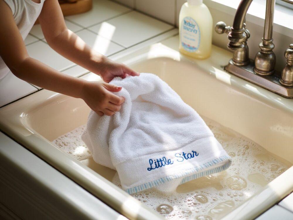 czysty rożek po praniu