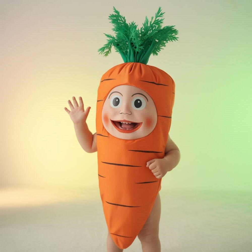 dziecięcy strój marchewka