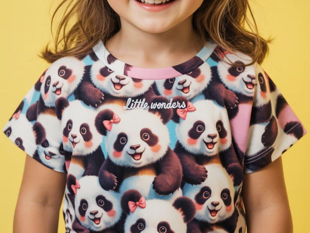 dziewczęca bluzka panda