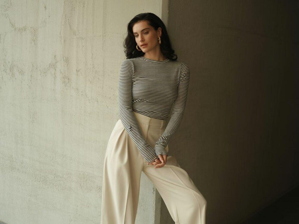 kolorowe paski fashion