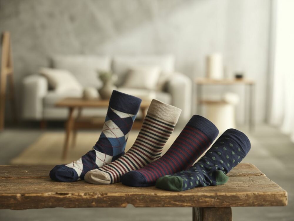 kolorowe skarpety dla mężczyzn