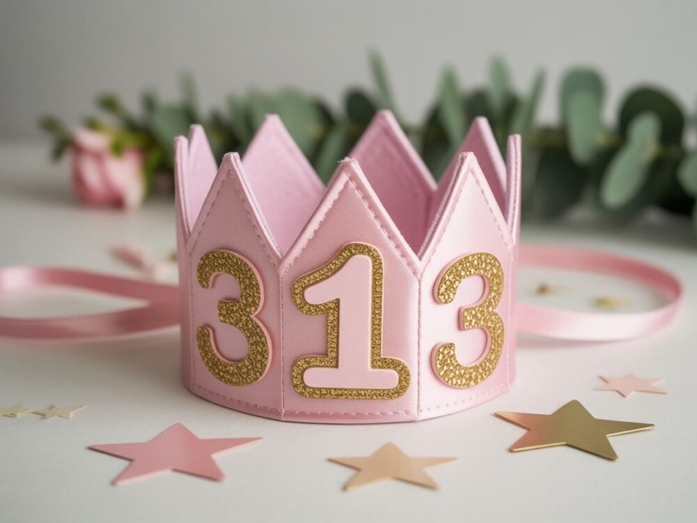 korona na roczek dziewczynka