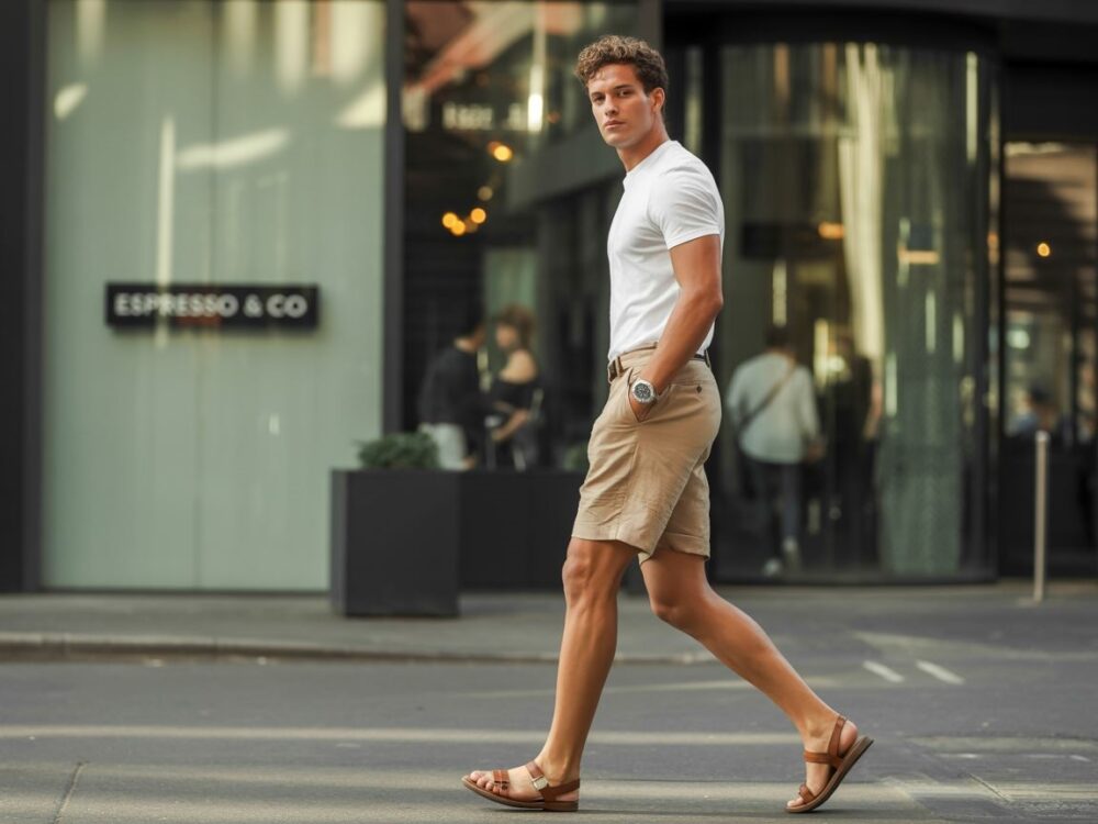 letnia stylizacja męska