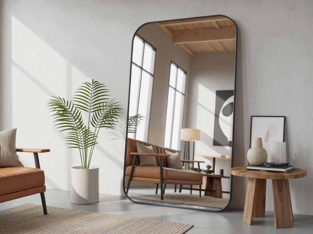 lustro loftowe salon