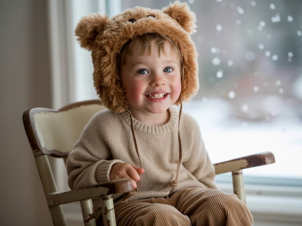 moda dziecięca z misiem