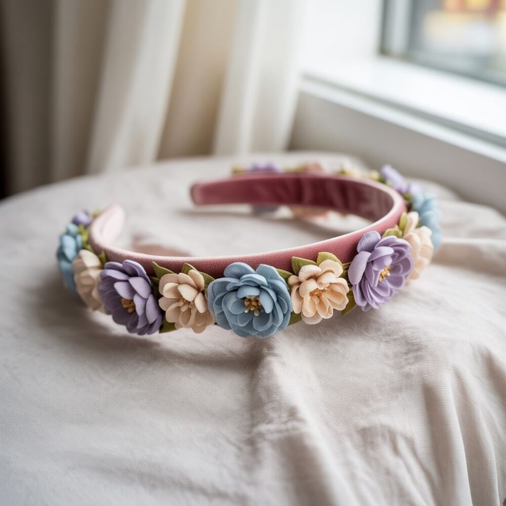 modna opaska dla dziewczynki