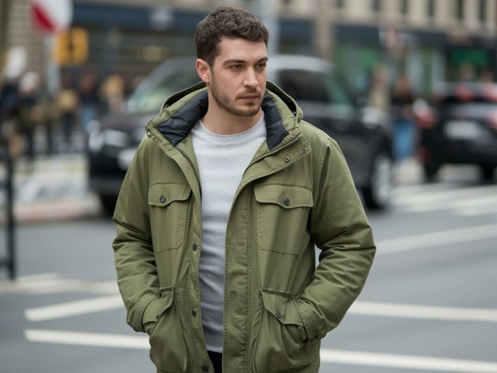 modne kurtki zimowe męskie