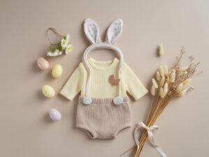 niemowlę w stroju wielkanocnym