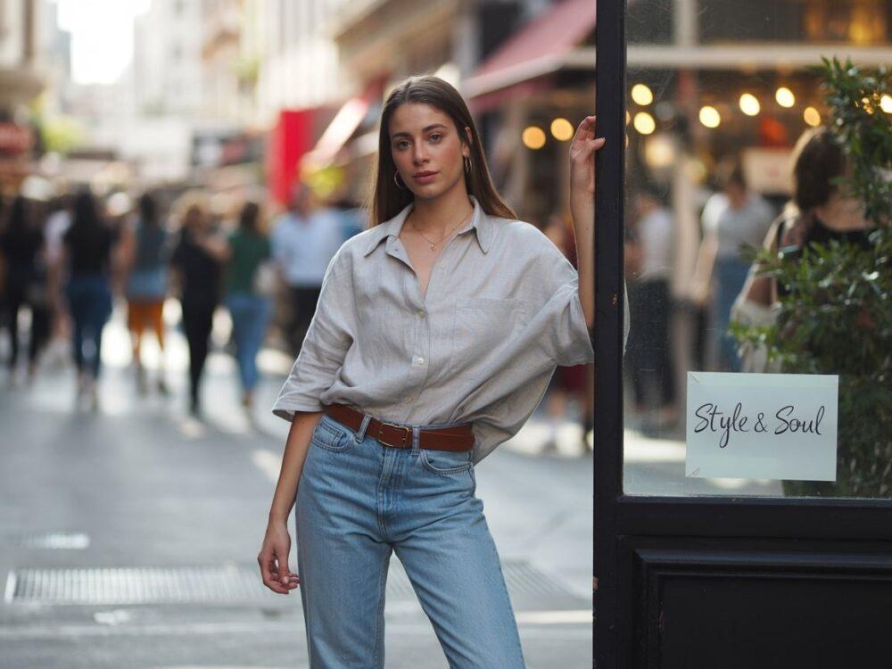 nowoczesne jeansy kobiece