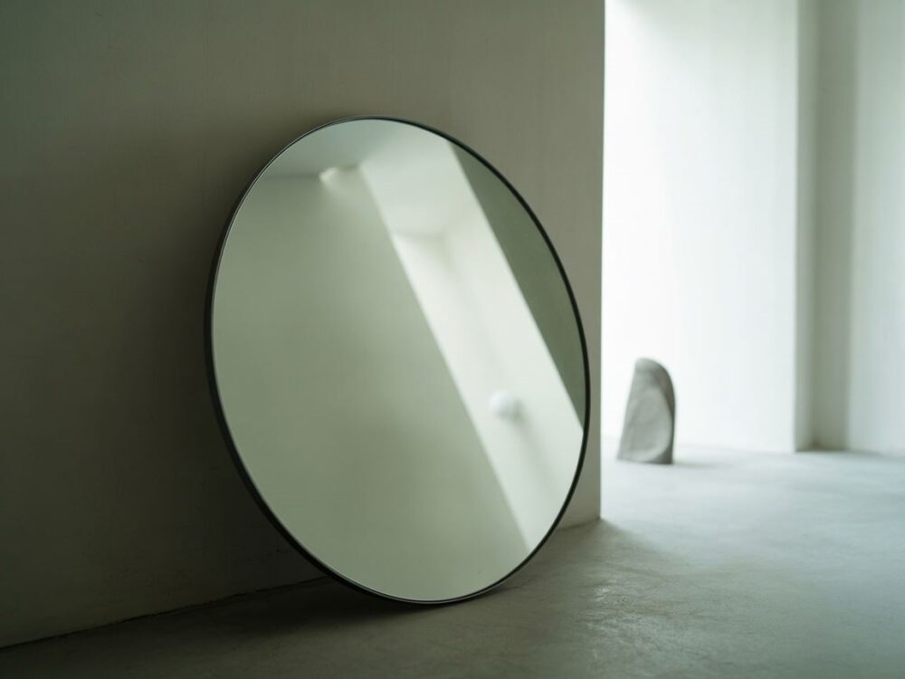 nowoczesne lustro salon