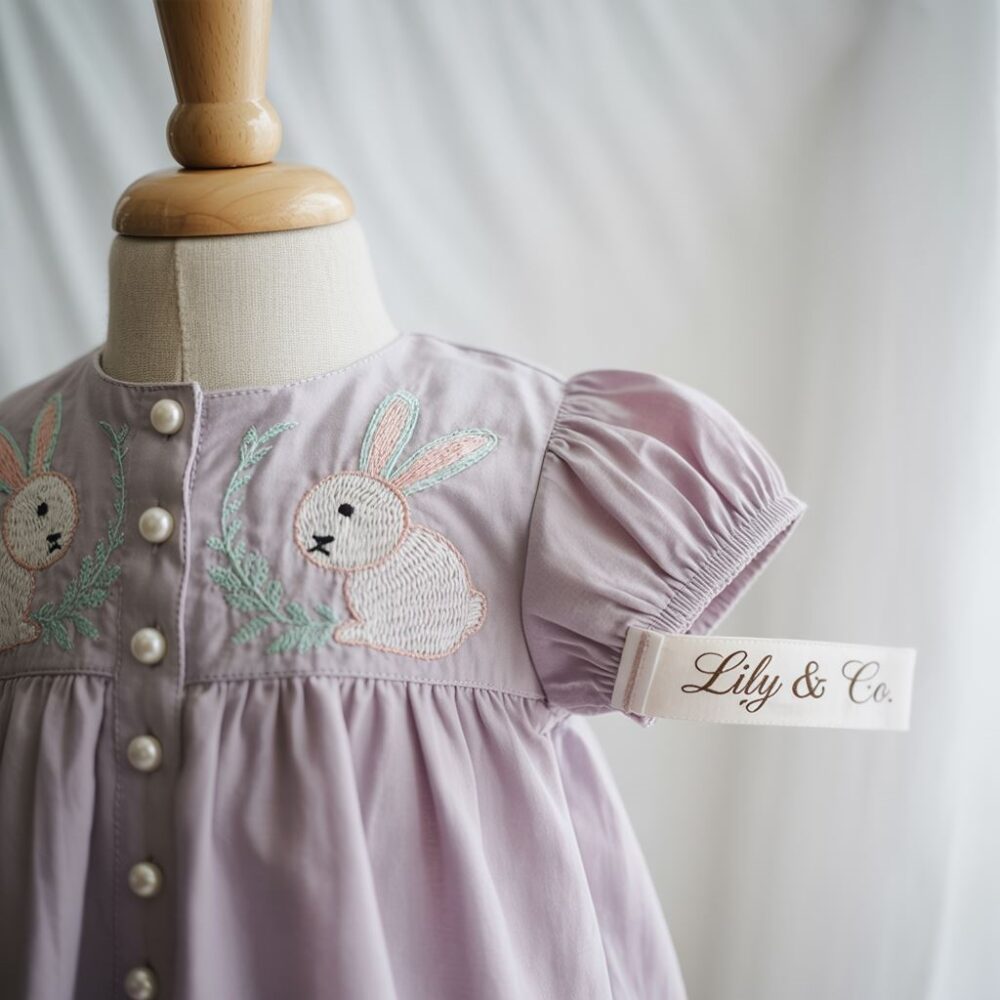 odzież dziecięca z motywem królika