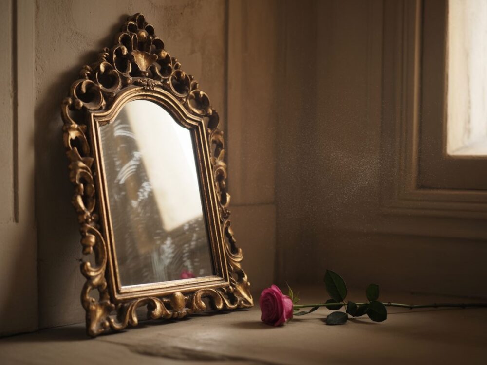 ornamenty lustra barokowego