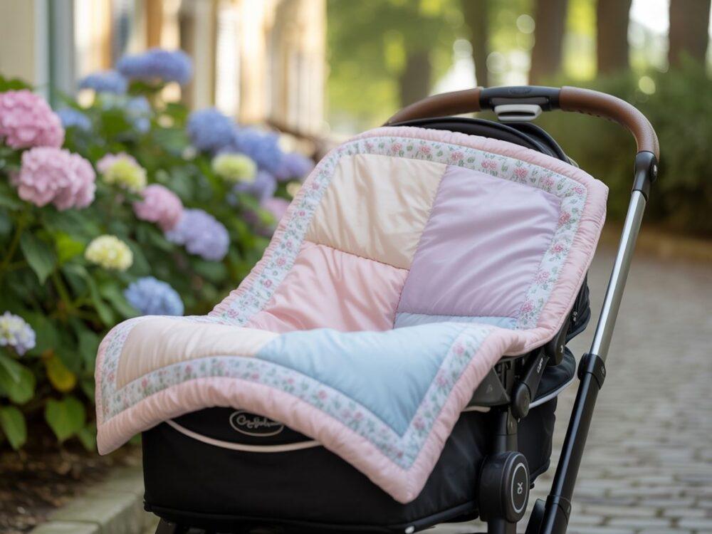 przytulny kocyk do wózka