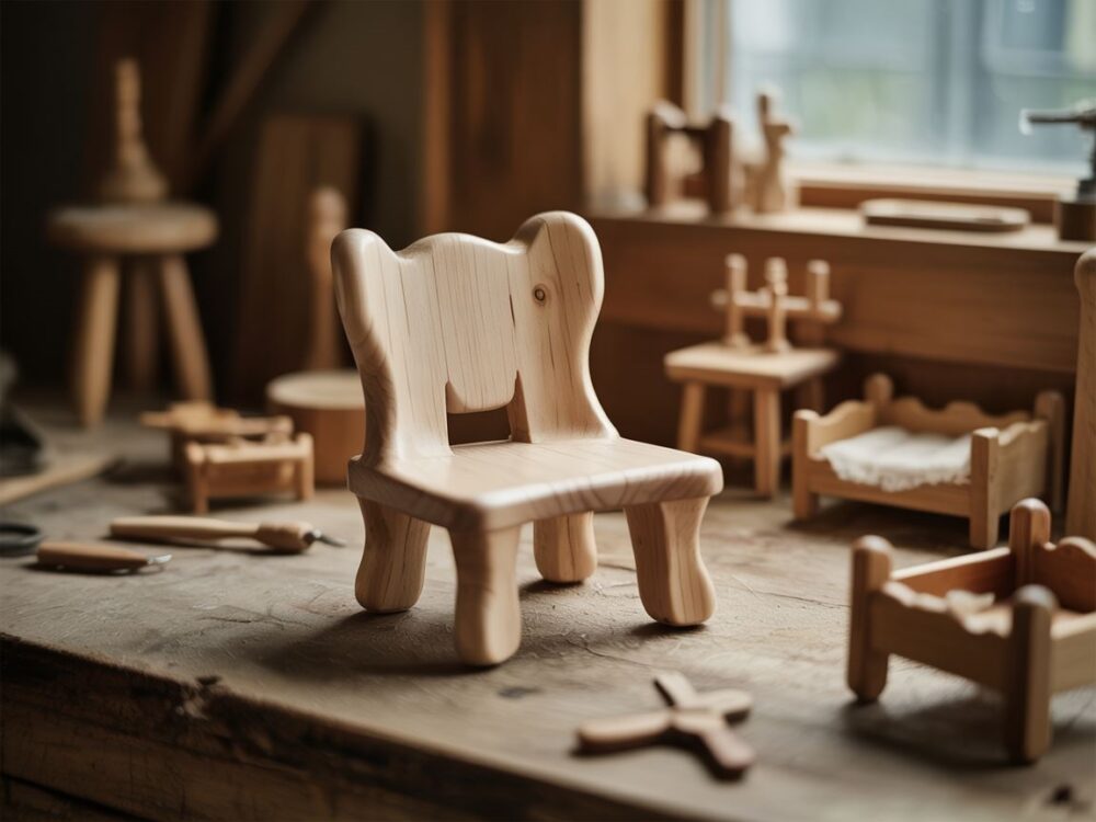 ręcznie robione meble lalkowe