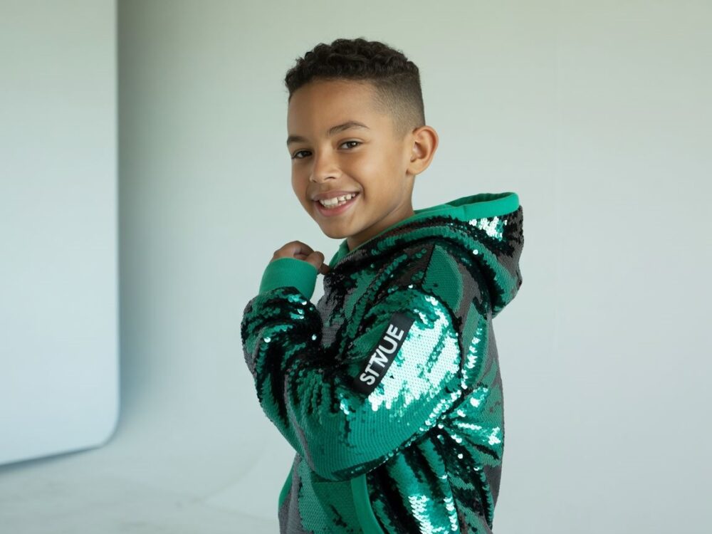 sequin hoodie boys fashion