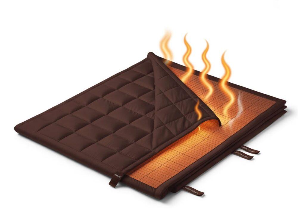 srebrna strona koca termicznego