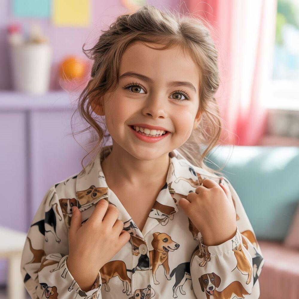 ubranie z motywem psa